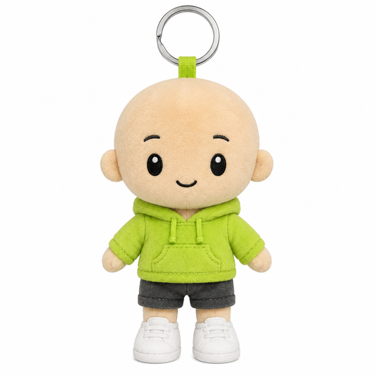 Fisherman Plush Keychain